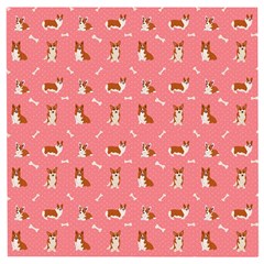 Cute Corgi Dogs Wooden Puzzle Square by SychEva