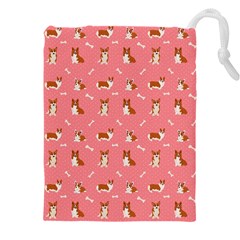 Cute Corgi Dogs Drawstring Pouch (4xl) by SychEva