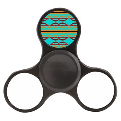 Shapes On A Blue Background Finger Spinner