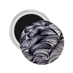 Monochrome Smudge 2 25  Magnets by kaleidomarblingart