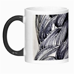 Monochrome Smudge Morph Mugs by kaleidomarblingart