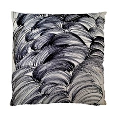 Monochrome Smudge Standard Cushion Case (one Side) by kaleidomarblingart