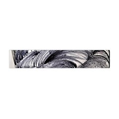 Monochrome Smudge Flano Scarf (mini) by kaleidomarblingart