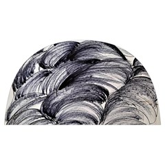 Monochrome Smudge Anti Scalding Pot Cap by kaleidomarblingart