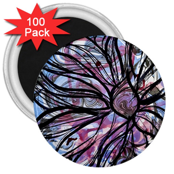 mixed media petals 3  Magnets (100 pack)