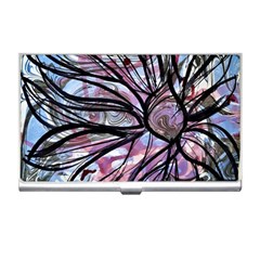 Mixed Media Petals Business Card Holder