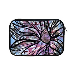 Mixed Media Petals Apple Ipad Mini Zipper Cases by kaleidomarblingart