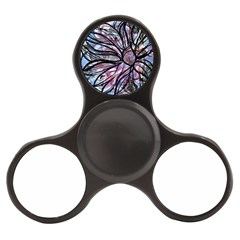 Mixed Media Petals Finger Spinner by kaleidomarblingart