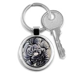 mono patterns Key Chain (Round) Front