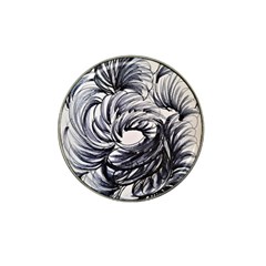 Mono Patterns Hat Clip Ball Marker (10 Pack) by kaleidomarblingart