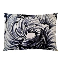 Mono Patterns Pillow Case (two Sides) by kaleidomarblingart