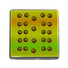 Sun Flowers For Iconic Pleasure In Pumpkin Time Memory Card Reader (square 5 Slot) by pepitasart