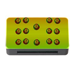 Sun Flowers For Iconic Pleasure In Pumpkin Time Memory Card Reader With Cf