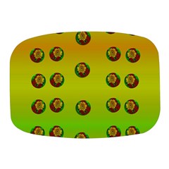 Sun Flowers For Iconic Pleasure In Pumpkin Time Mini Square Pill Box by pepitasart