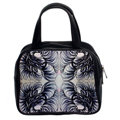 Mono Repeats Vi Classic Handbag (two Sides) by kaleidomarblingart