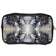 Mono Repeats Vi Toiletries Bag (one Side) by kaleidomarblingart