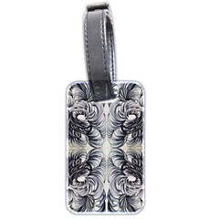 Mono Repeats Vi Luggage Tag (two Sides) by kaleidomarblingart