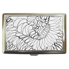 Mono Swirls Cigarette Money Case by kaleidomarblingart