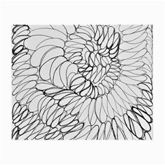 Mono Swirls Small Glasses Cloth by kaleidomarblingart