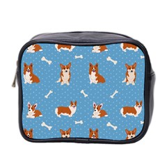 Cute Corgi Dogs Mini Toiletries Bag (two Sides) by SychEva