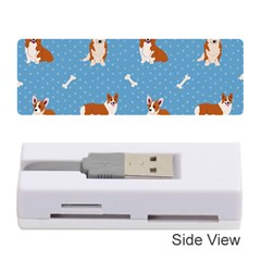 Cute Corgi Dogs Memory Card Reader (stick) by SychEva