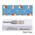 Cute Corgi Dogs Memory Card Reader (Stick) Front