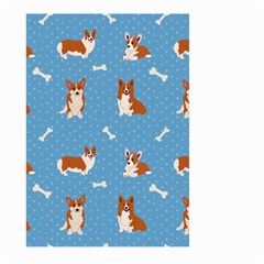 Cute Corgi Dogs Large Garden Flag (two Sides) by SychEva