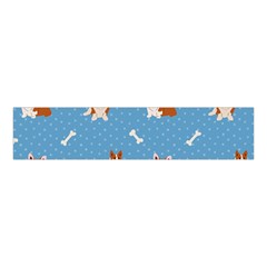 Cute Corgi Dogs Velvet Scrunchie by SychEva