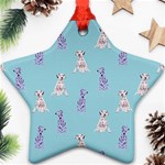 Dalmatians Are Cute Dogs Ornament (Star) Front