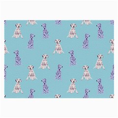 Dalmatians Are Cute Dogs Large Glasses Cloth