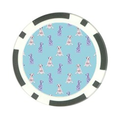 Dalmatians Are Cute Dogs Poker Chip Card Guard (10 Pack) by SychEva