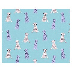 Dalmatians Are Cute Dogs Double Sided Flano Blanket (medium)  by SychEva