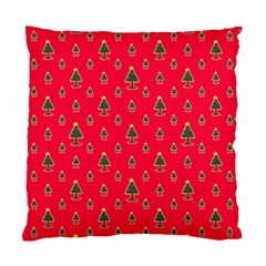 Sketchy Christmas Tree Motif Drawing Pattern Standard Cushion Case (two Sides) by dflcprintsclothing