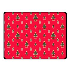 Sketchy Christmas Tree Motif Drawing Pattern Fleece Blanket (small) by dflcprintsclothing