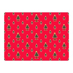 Sketchy Christmas Tree Motif Drawing Pattern Double Sided Flano Blanket (mini)  by dflcprintsclothing