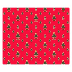 Sketchy Christmas Tree Motif Drawing Pattern Double Sided Flano Blanket (small)  by dflcprintsclothing