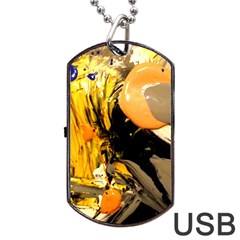 Before The Easter Dog Tag Usb Flash (one Side) by bestdesignintheworld