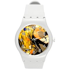 Before The Easter Round Plastic Sport Watch (m) by bestdesignintheworld