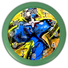 Blue Bird-1-1 Color Wall Clock by bestdesignintheworld