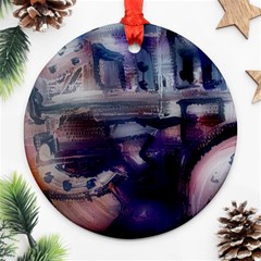 Fog-1-1 Round Ornament (two Sides) by bestdesignintheworld