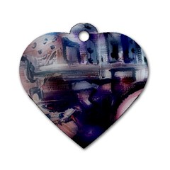 Fog-1-1 Dog Tag Heart (two Sides) by bestdesignintheworld