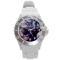 Fog-1-1 Round Plastic Sport Watch (l) by bestdesignintheworld