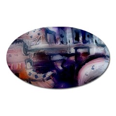 Fog-1-1 Oval Magnet by bestdesignintheworld