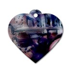 fog-1-1 Dog Tag Heart (One Side) Front