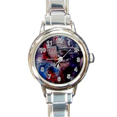 Fog-1-2 Round Italian Charm Watch