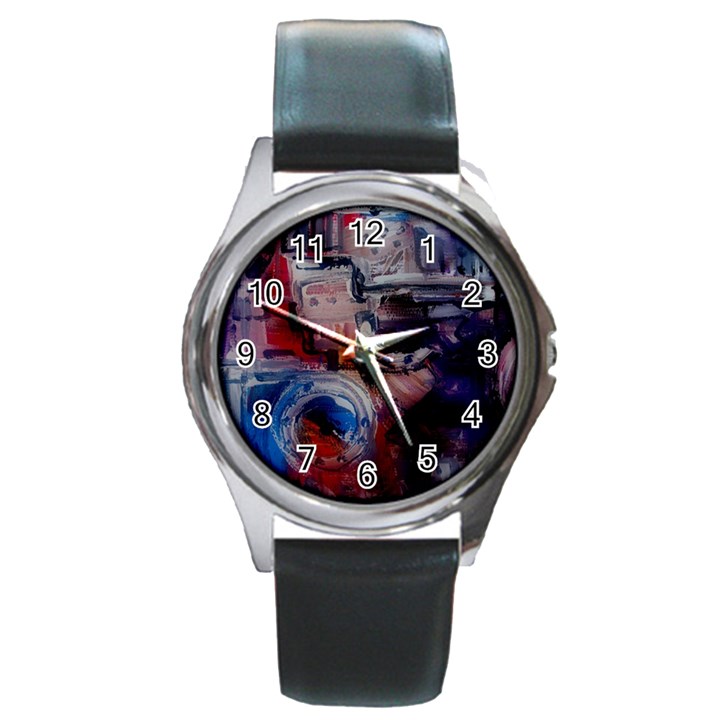 Fog-1-2 Round Metal Watch