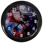 Fog-1-2 Wall Clock (Black) Front