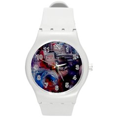 Fog-1-2 Round Plastic Sport Watch (M)