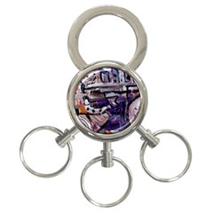 First Snow-1-2 3-ring Key Chain by bestdesignintheworld