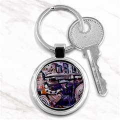 First Snow-1-2 Key Chain (round) by bestdesignintheworld